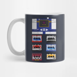 Schematic Design for Soundwave and Cassettes Mug